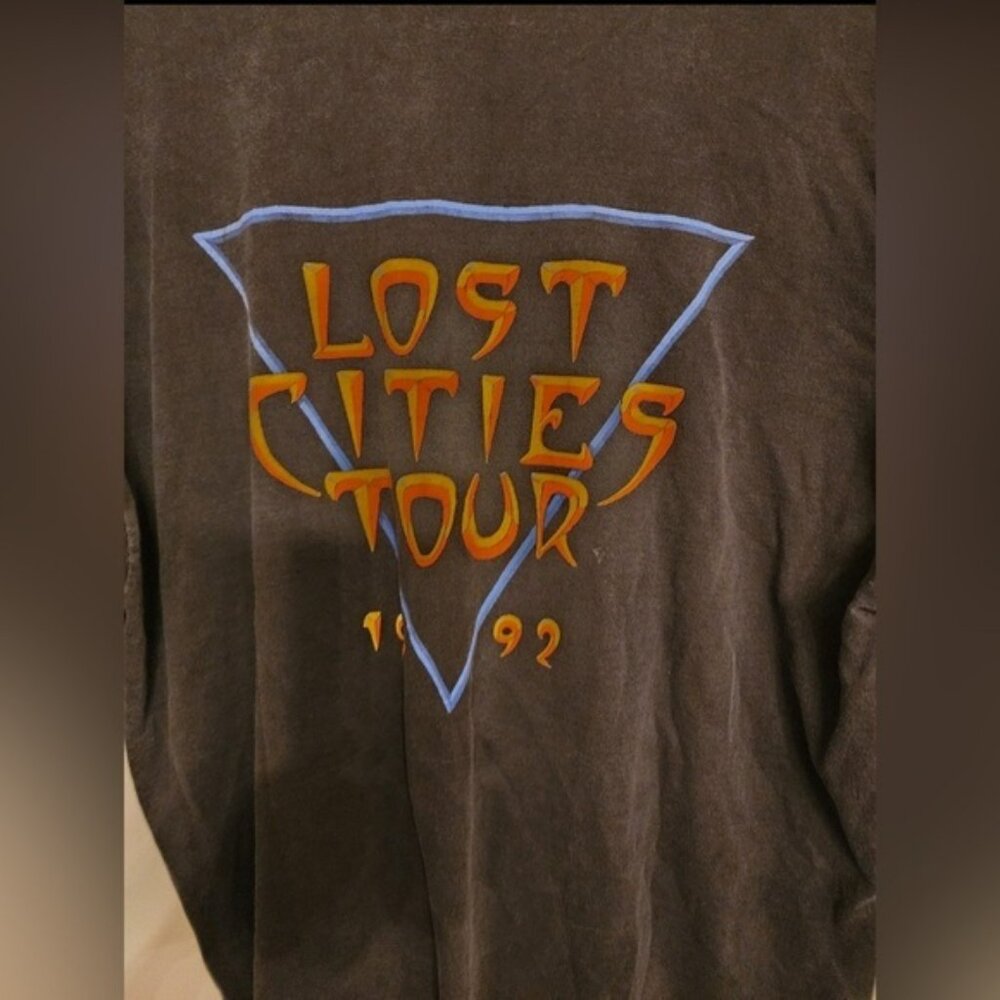 Vintage Steve Miller Band Lost Cities Tour T Shirt 1992 Black - Picture 7 of 8